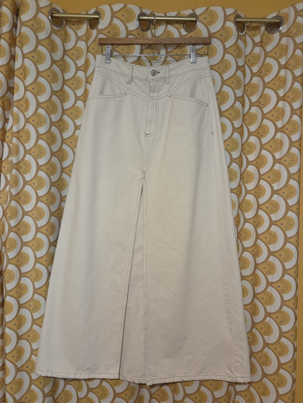 We The Free Denim Maxi Skirt